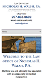 Mobile Screenshot of nicholaswalsh.com